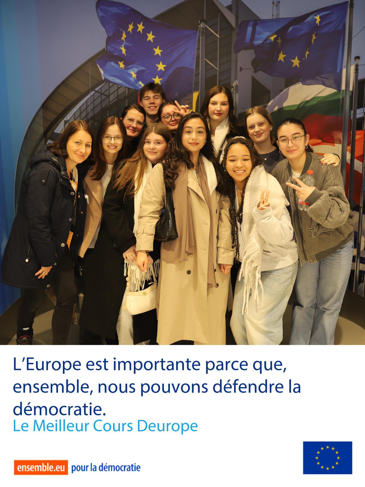     Schülergruppe des Gymnasiums An der Stenner in Straßburg